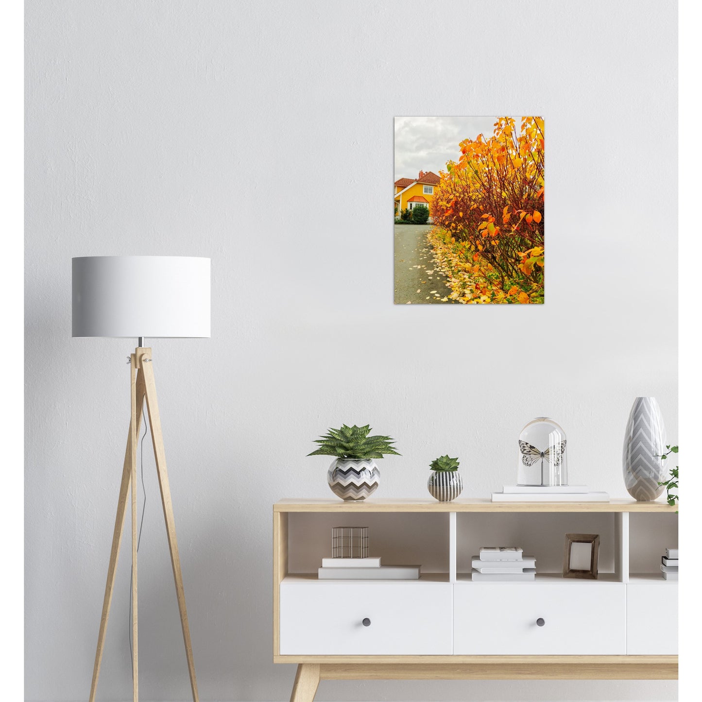 Norway - Autumn House Print LushLiv