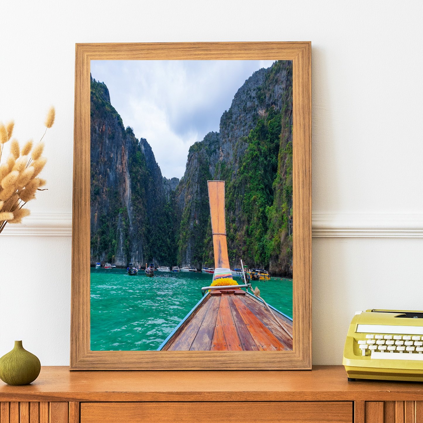 Thailand - Long Tail Boat Print