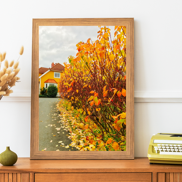 Norway - Autumn House Print