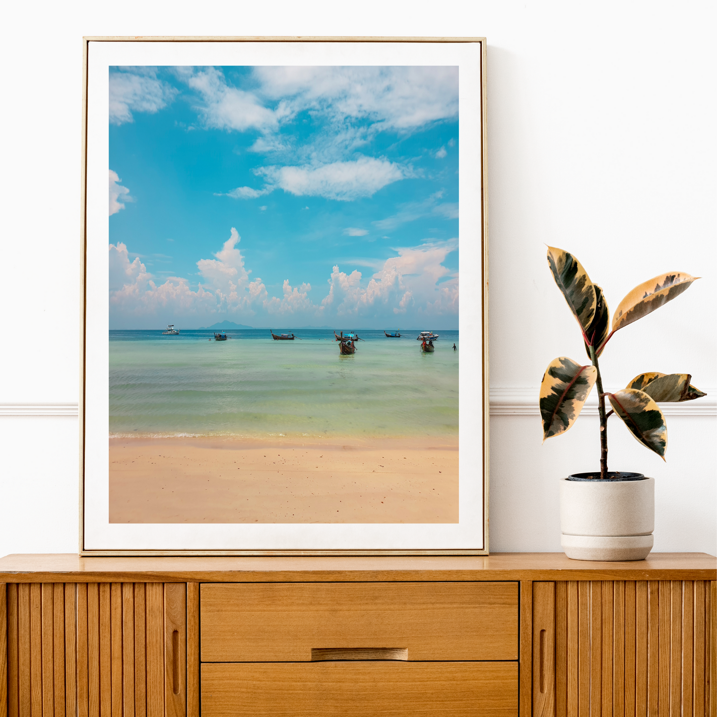 Thailand - White Sand Beach Print