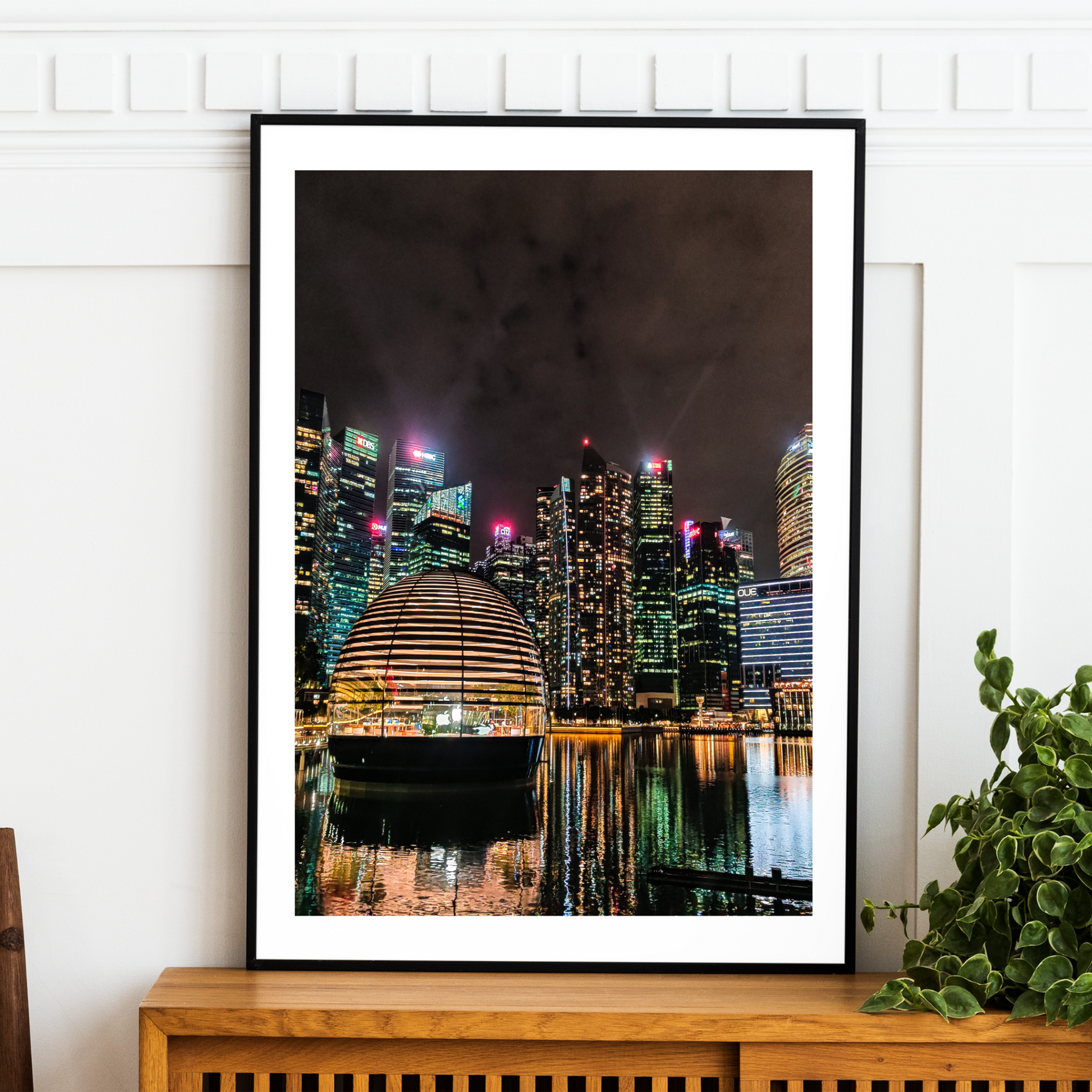 Singapore - Floating Apple Store Print LushLiv