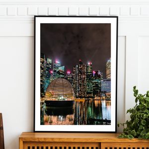Singapore - Floating Apple Store Print