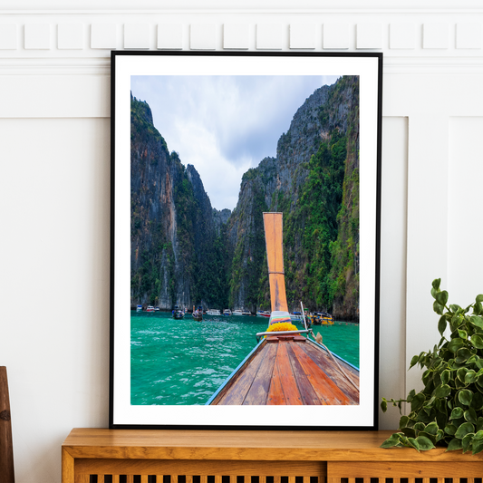 Thailand - Long Tail Boat Print LushLiv