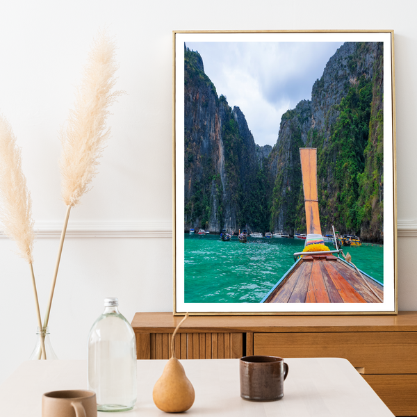 Thailand - Long Tail Boat Print