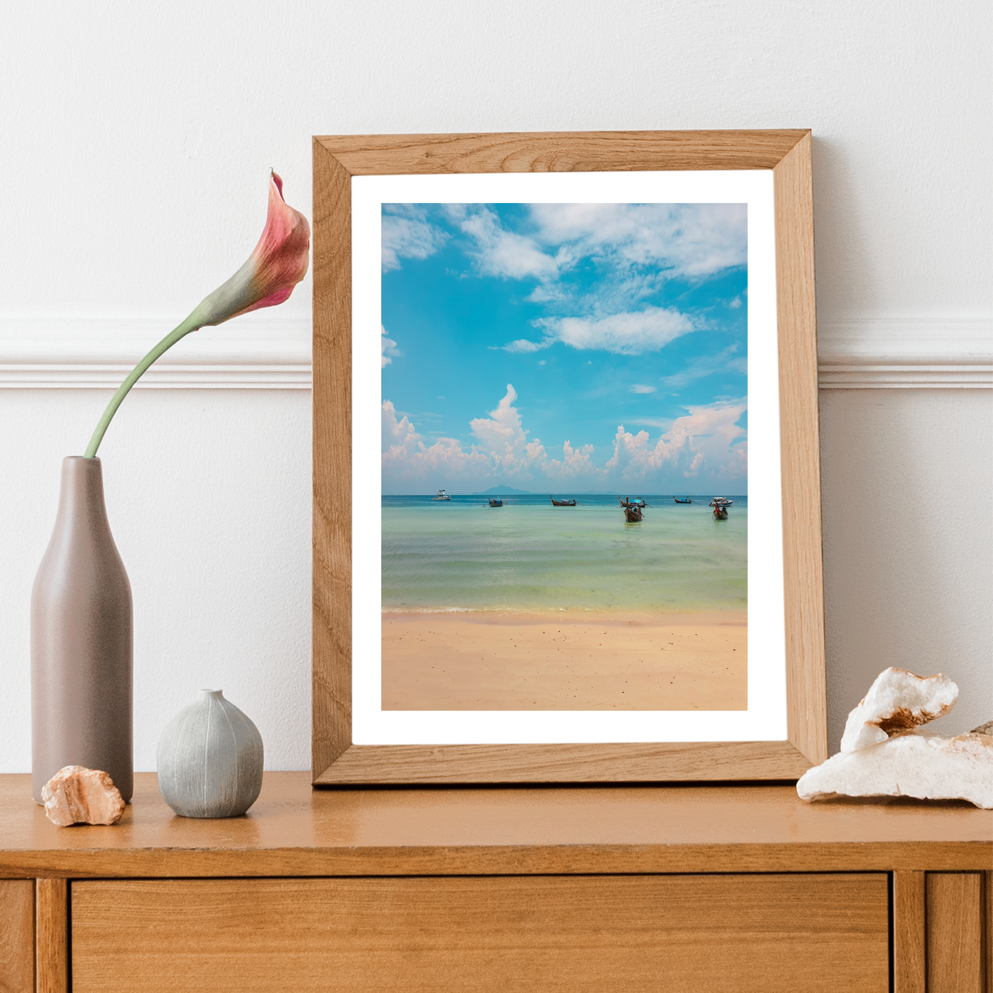 Thailand - White Sand Beach Print LushLiv