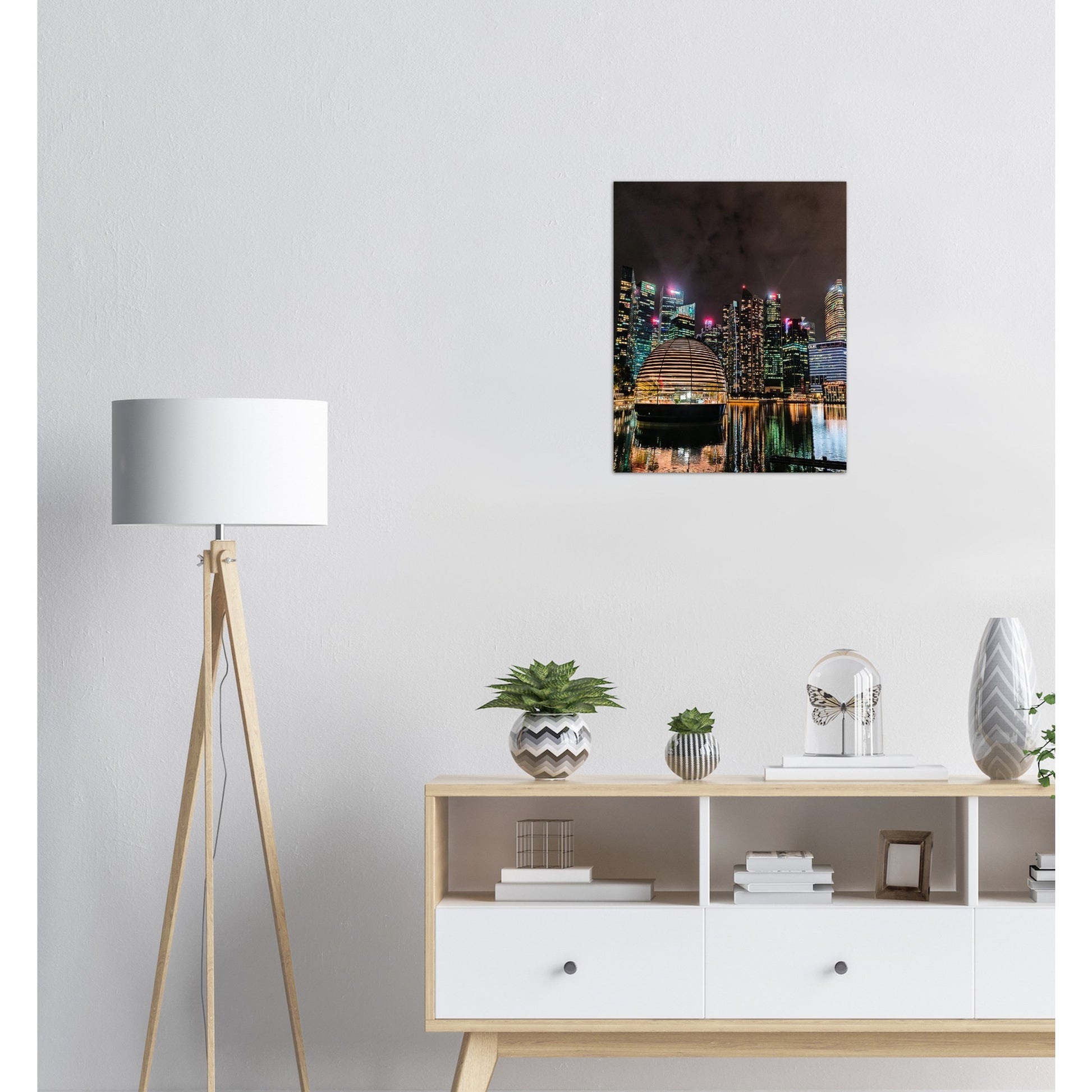 Singapore - Floating Apple Store Print LushLiv